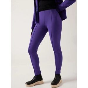 Athleta Glacier Snow Skinny Pant Size 4 Purple Blue NWT New